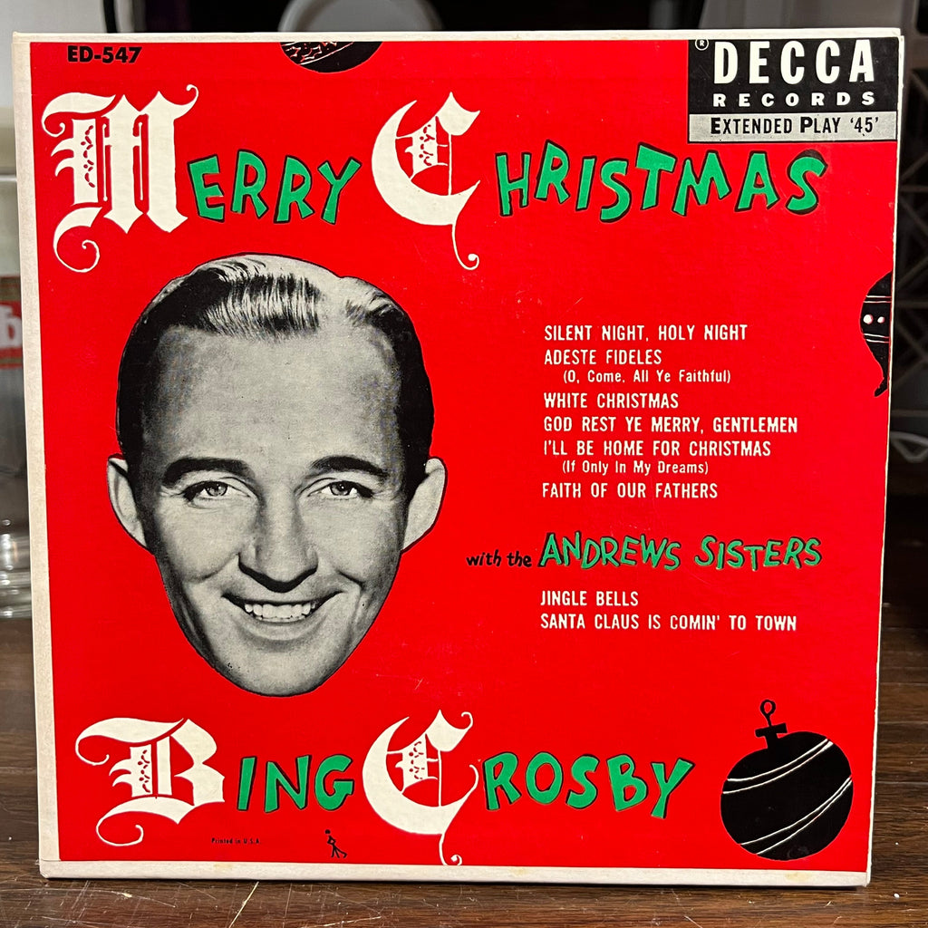 Bing Crospby - Merry Christmas (2X7" VINYL) | Excellent (EX) Near Mint (NM)