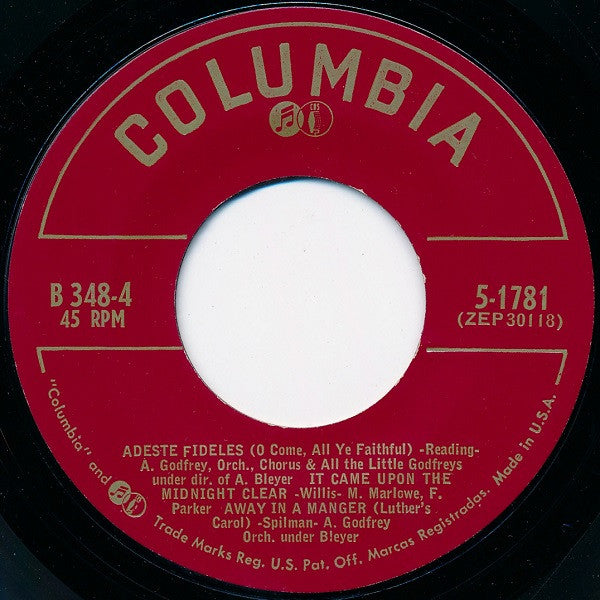 Arthur Godfrey - Christmas With Arthur Godfrey And All The Little Godfreys *7" BOX* | Excellent (EX) Excellent (EX)