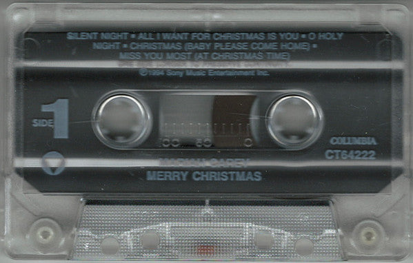 Mariah Carey - Merry Christmas *CASSETTE* | Excellent (EX) Near Mint (NM)