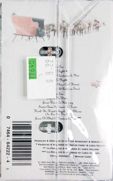 Mariah Carey - Merry Christmas *CASSETTE* | Excellent (EX) Near Mint (NM)