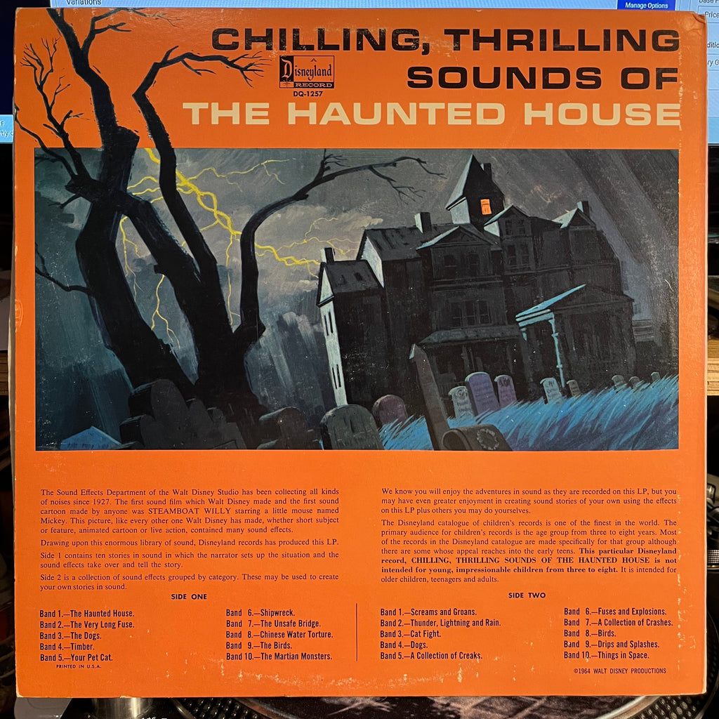 No Artist - Chilling, Thrilling Sounds Of The Haunted House | Excellent (EX) Excellent (EX)