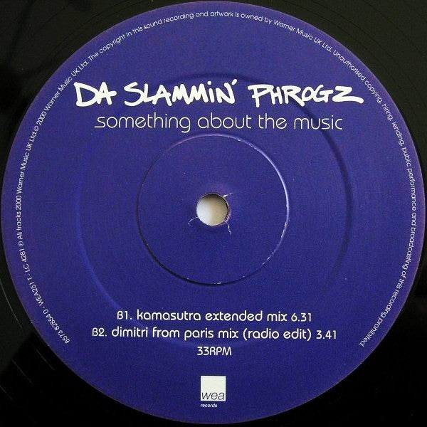 Da Slammin' Phrogz - Something About The Music | Excellent (EX) Very Good Plus (VG+)