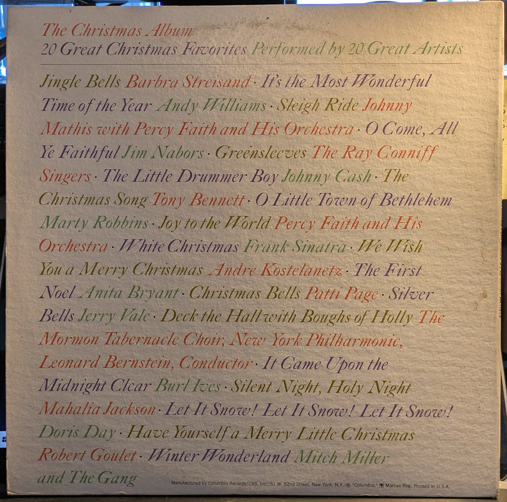 Various - The Christmas Album: 20 Great Christmas Favorites By 20 Great Artists (2xVINYL) | Near Mint (NM) Excellent+ (EX+)