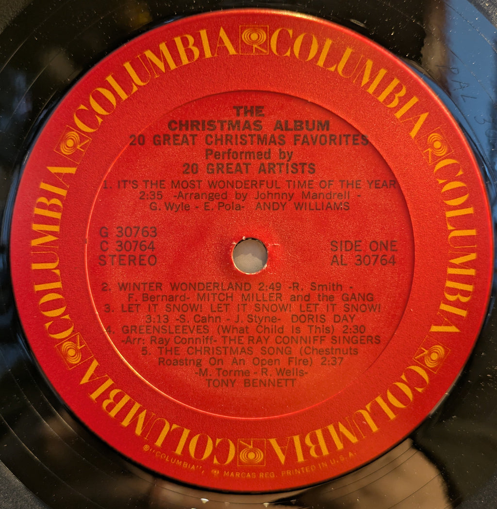 Various - The Christmas Album: 20 Great Christmas Favorites By 20 Great Artists (2xVINYL) | Near Mint (NM) Excellent+ (EX+)