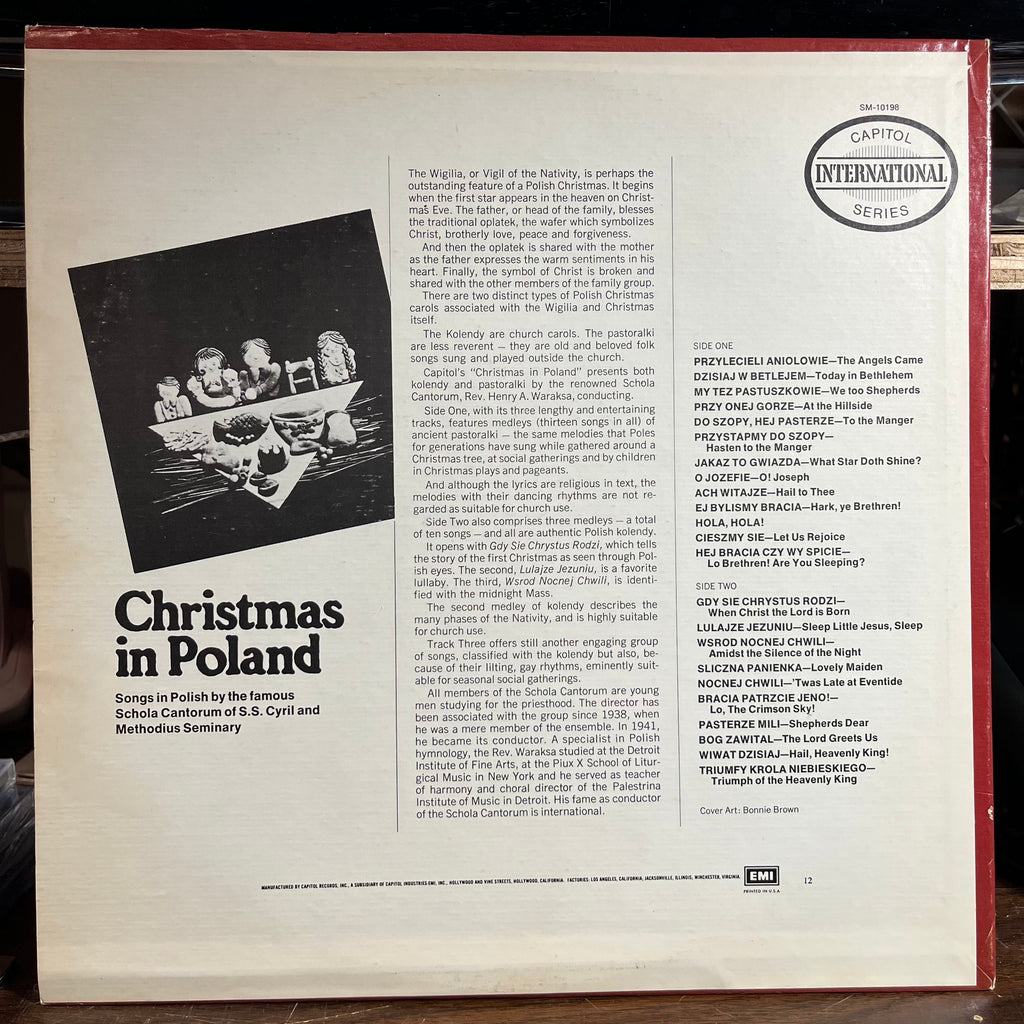 The Schola Cantorum Of S.S. Cyril And Methodius Se - Christmas In Poland (VINYL) | Near Mint- (NM-) Very Good Plus Plus (VG++)