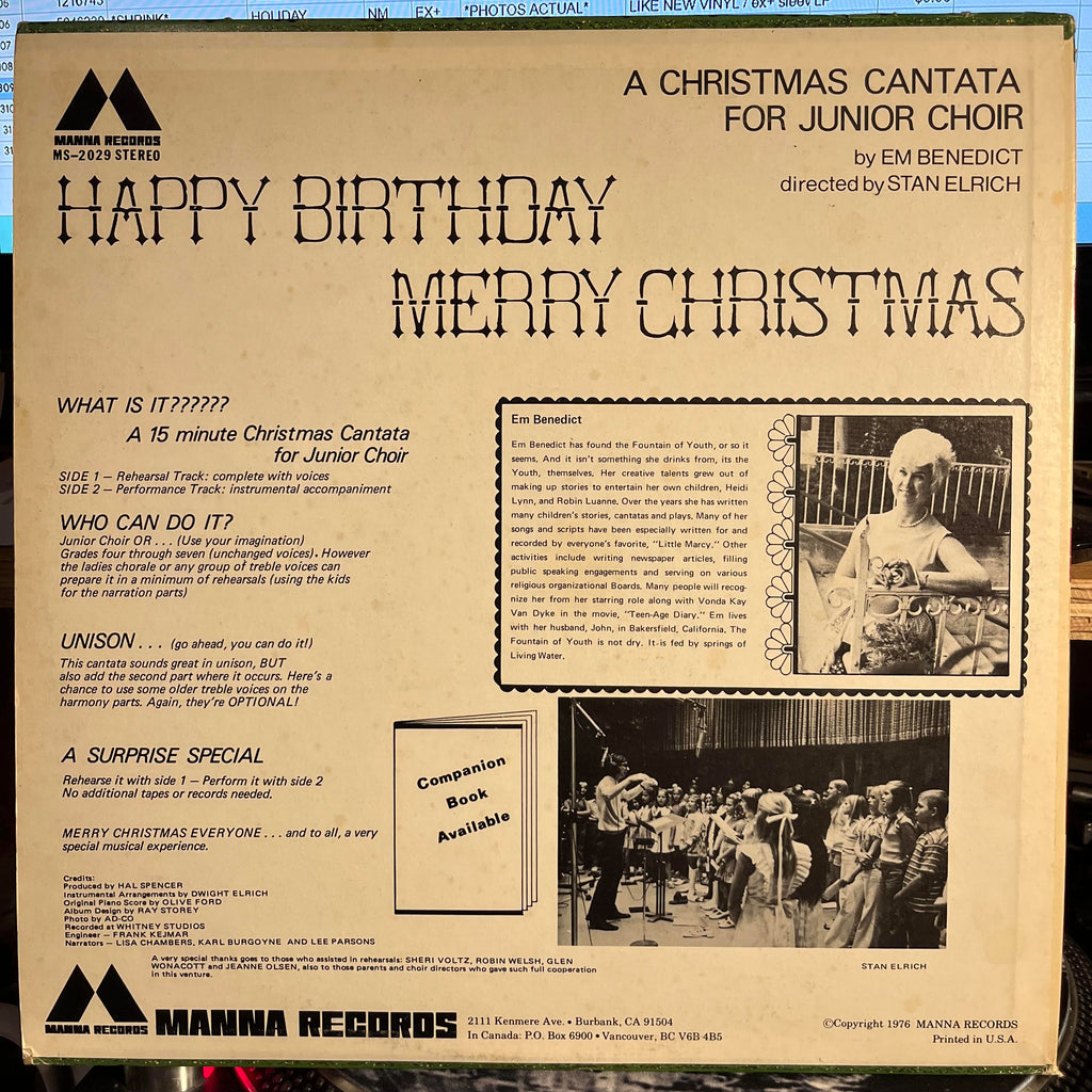 Happy Birthday Merry Christmas | Near Mint (NM) Excellent+ (EX+)