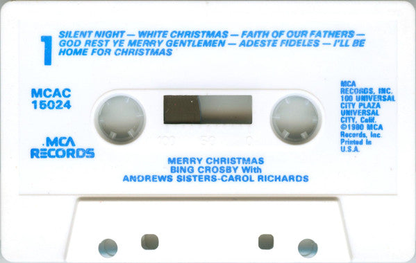 Bing Crosby - Merry Christmas *CASSETTE* | Near Mint (NM) Near Mint (NM)