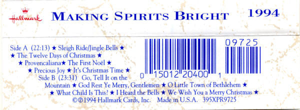 Diana Ross - Making Spirits Bright *CASSETTE* | Near Mint (NM) Near Mint (NM)