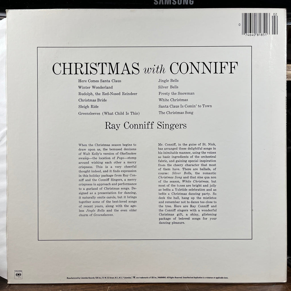 Christmas With Conniff (LP) | Near Mint (NM) Near Mint (NM)