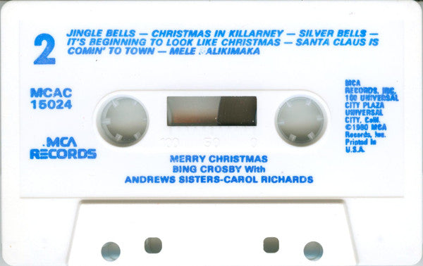 Bing Crosby - Merry Christmas *CASSETTE* | Near Mint (NM) Near Mint (NM)