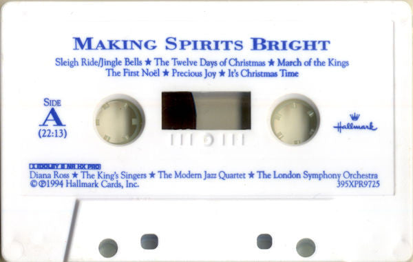 Diana Ross - Making Spirits Bright *CASSETTE* | Near Mint (NM) Near Mint (NM)