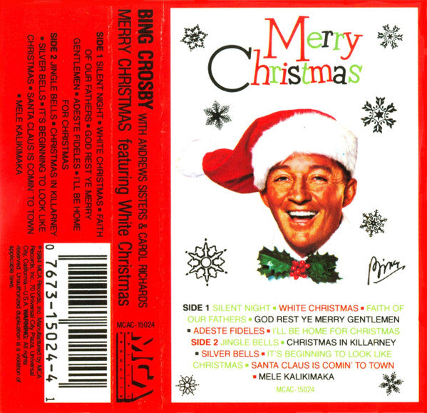 Bing Crosby - Merry Christmas *CASSETTE* | Near Mint (NM) Near Mint (NM)