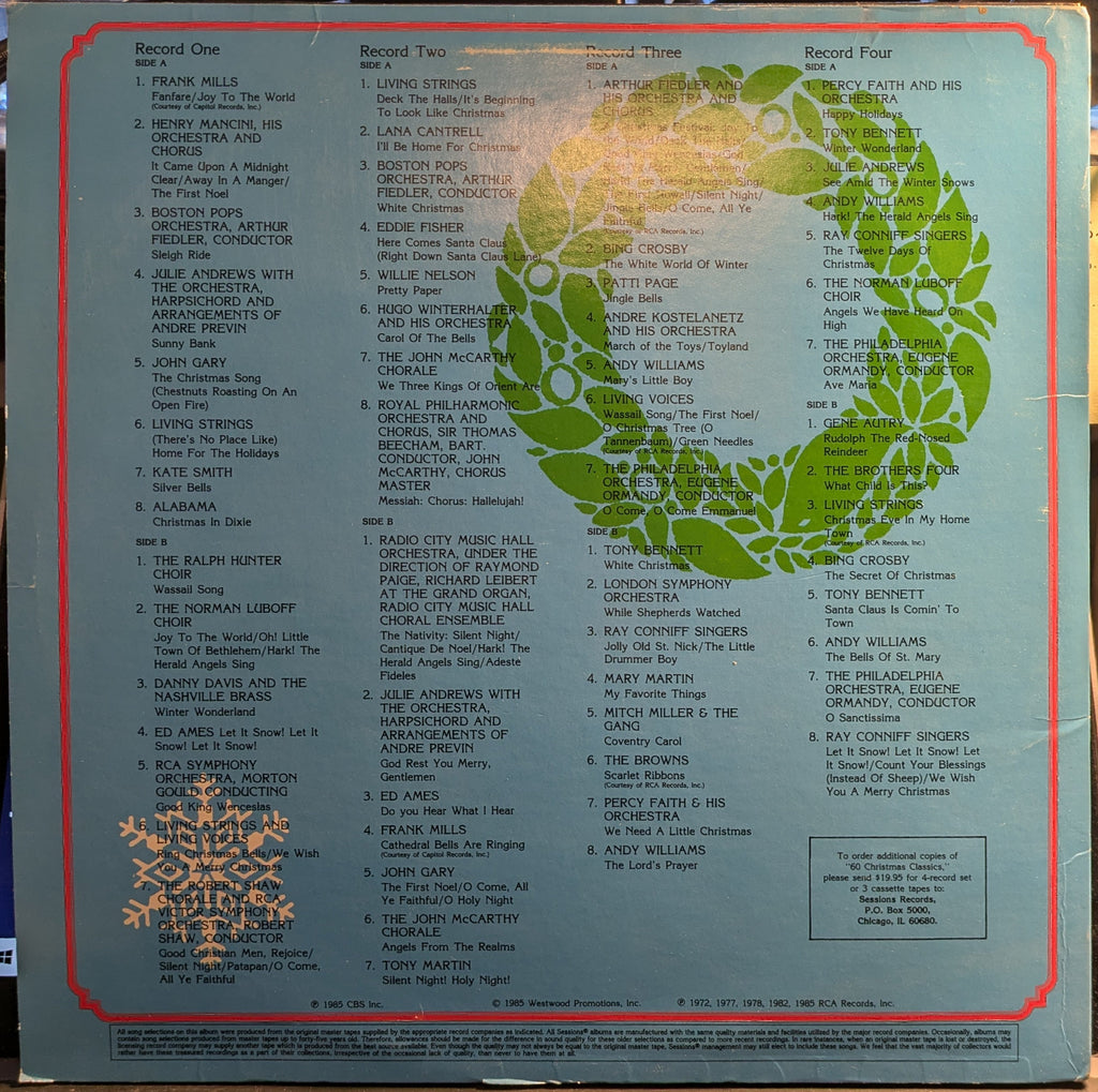 Various - 60 Christmas Classics (4xVINYL) | Near Mint (NM) Excellent (EX)