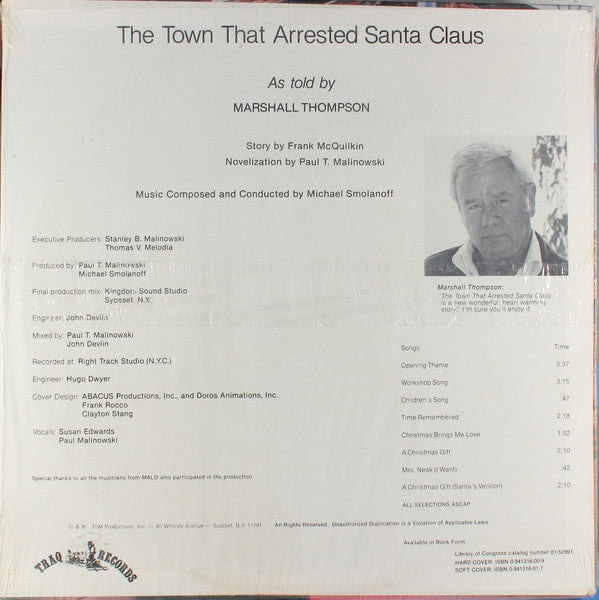 Marshall Thompson (5) - The Town That Arrested Santa Claus | Very Good Plus (VG+) Excellent (EX)