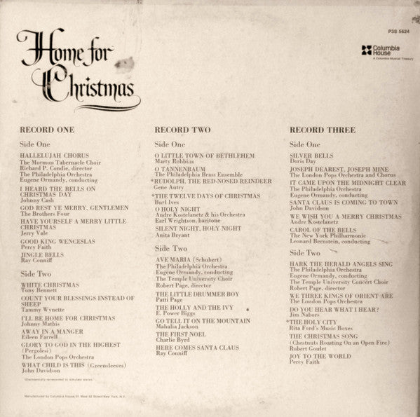 Various - Home For Christmas *BOX* | Very Good Plus (VG+)