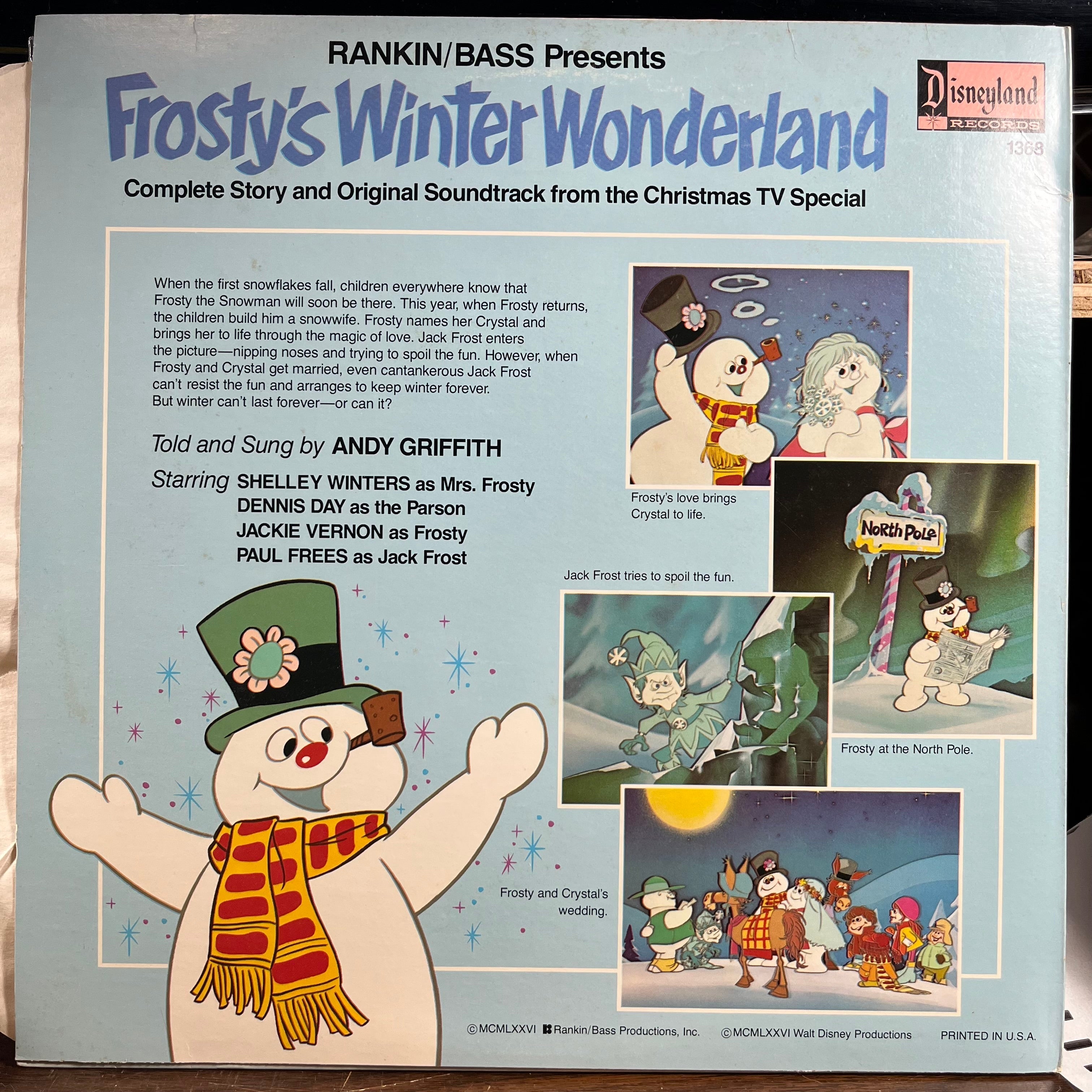 Andy Griffith - Frosty's Winter Wonderland (VINYL) | Very Good Plus (VG+) Near Mint- (NM-)