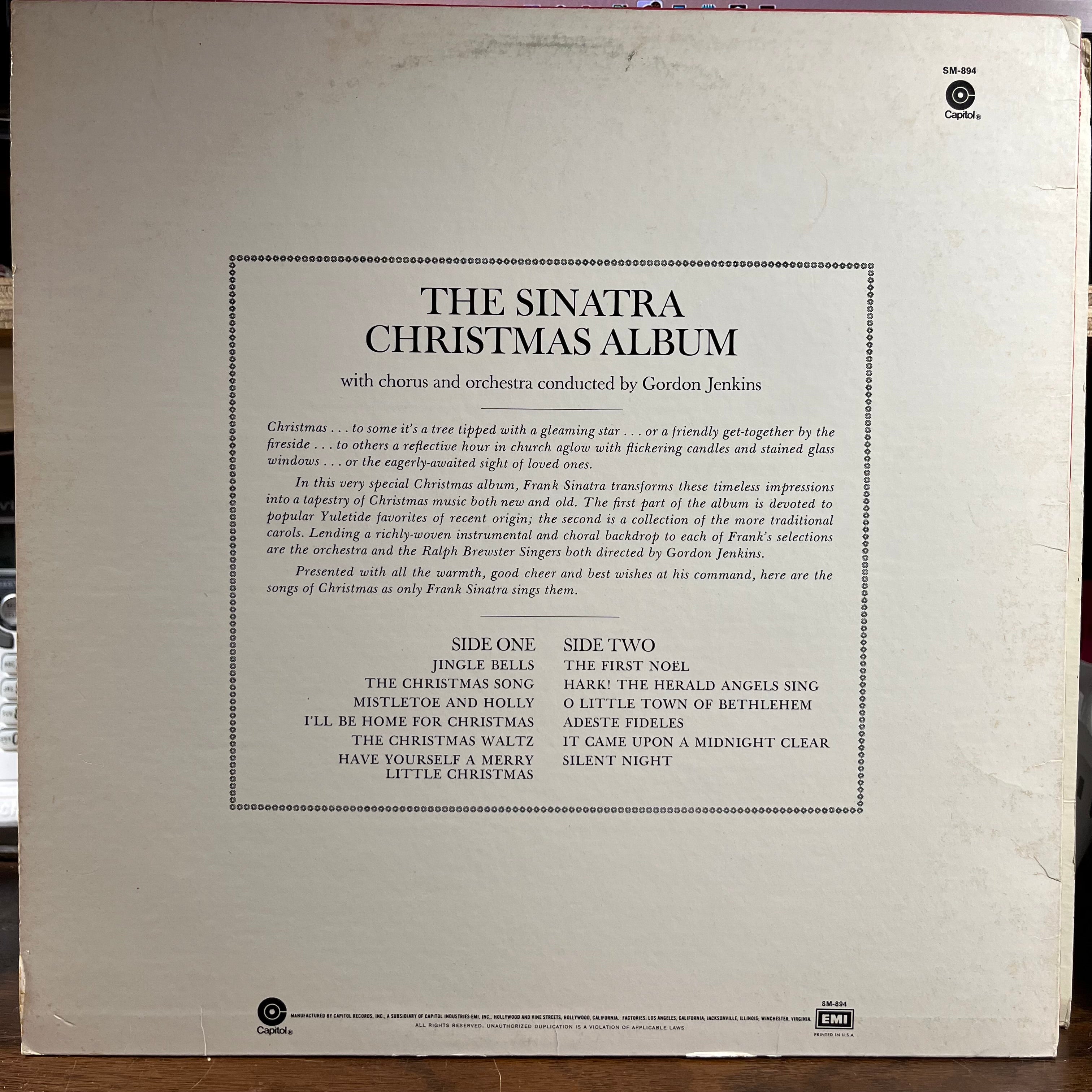 Frank Sinatra - The Sinatra Christmas Album (VINYL) | Excellent (EX)