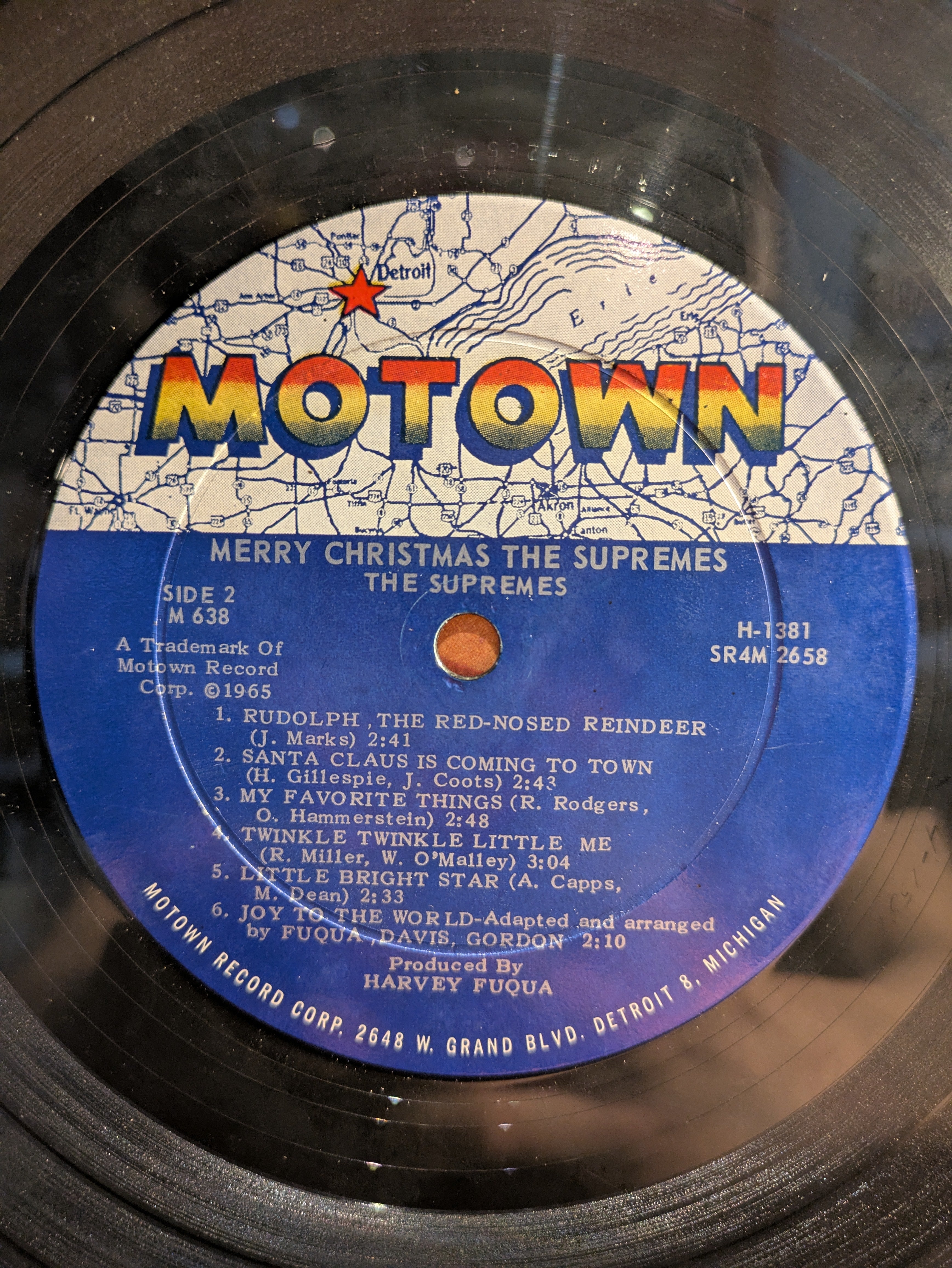 The Supremes - Merry Christmas (VINYL) | Very Good (VG) Good Plus (G+)