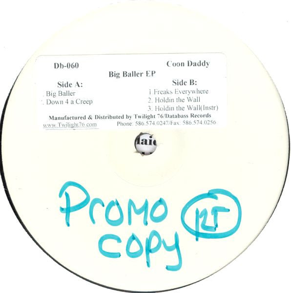 Coon Daddy - Big Baller EP | Very Good Plus (VG+) Generic