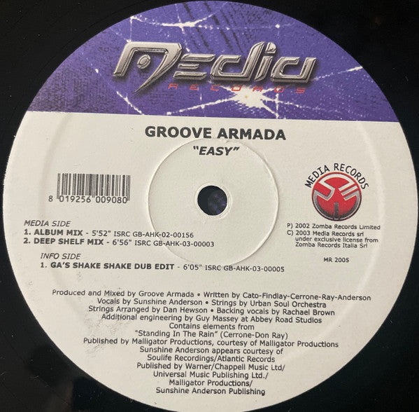 Groove Armada - Easy | Near Mint (NM)
