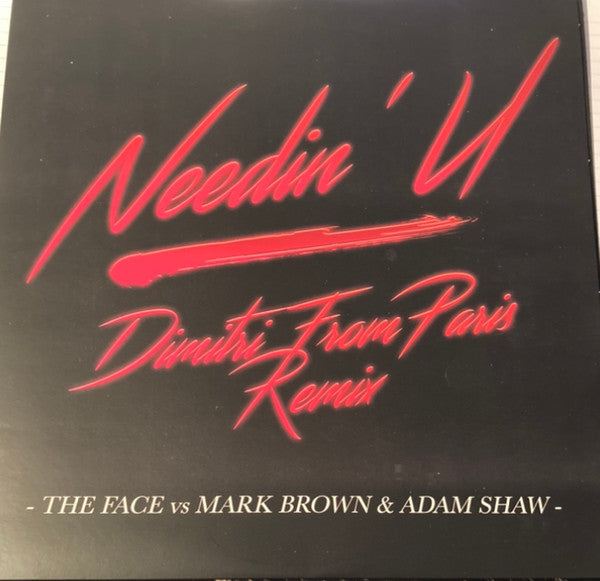 Needin' U (Dimitri From Paris Remix)(RED VINYL) | Mint (M) Mint (M)