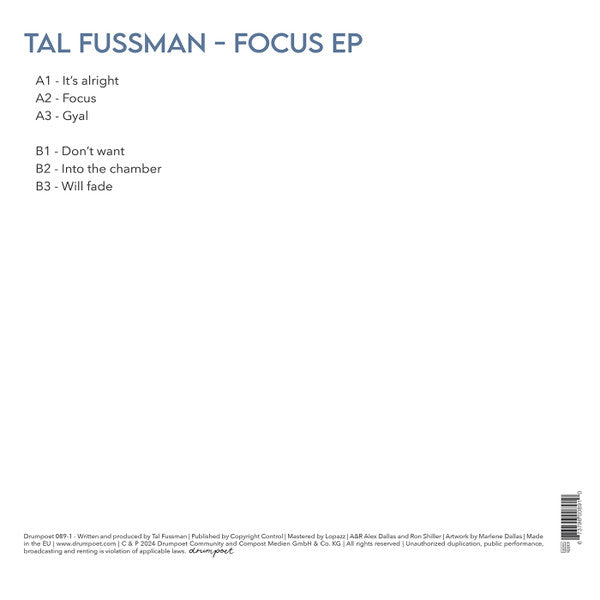 Focus EP (VINYL) | Mint (M) Mint (M)