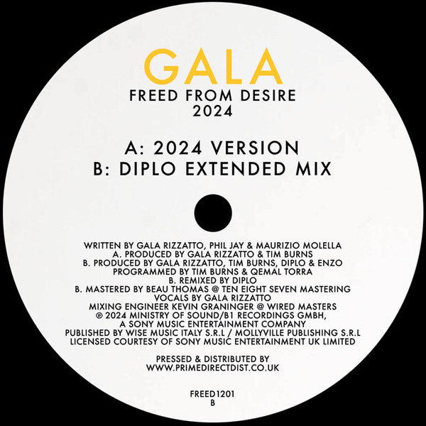 Freed From Desire 2024 (YELLOW VINYL) | Mint (M) Mint (M)