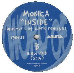 Monica - Inside (Masters At Work Remixes) | Excellent (EX) Very Good (VG)