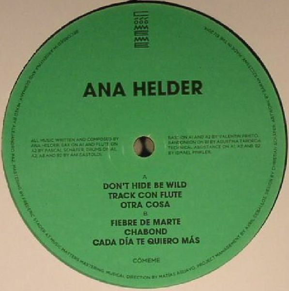 Ana Helder - Fiebre De Marte EP (VINYL) | Excellent+ (EX+) Near Mint (NM)