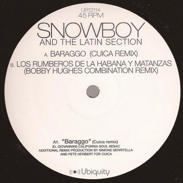 Snowboy & The Latin Section - Baraggo (VINYL) | Excellent+ (EX+)
