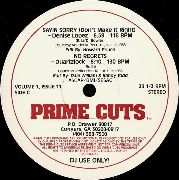 Various - Volume 1, Issue 11 *RECORD 1 ONLY* | Excellent (EX) Near Mint (NM)