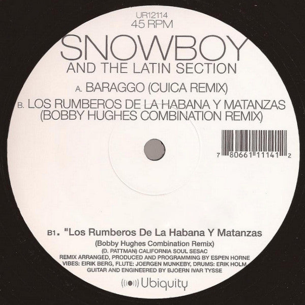 Snowboy & The Latin Section - Baraggo (VINYL) | Excellent+ (EX+)