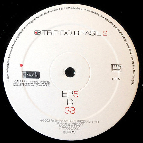Mental Remedy - Trip Do Brasil 2 - EP5 (VINYL) | Excellent (EX) Very Good Plus (VG+)