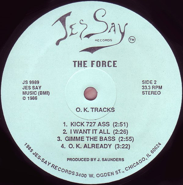 The Force - It's O.K., It's O.K. | Excellent (EX) Generic