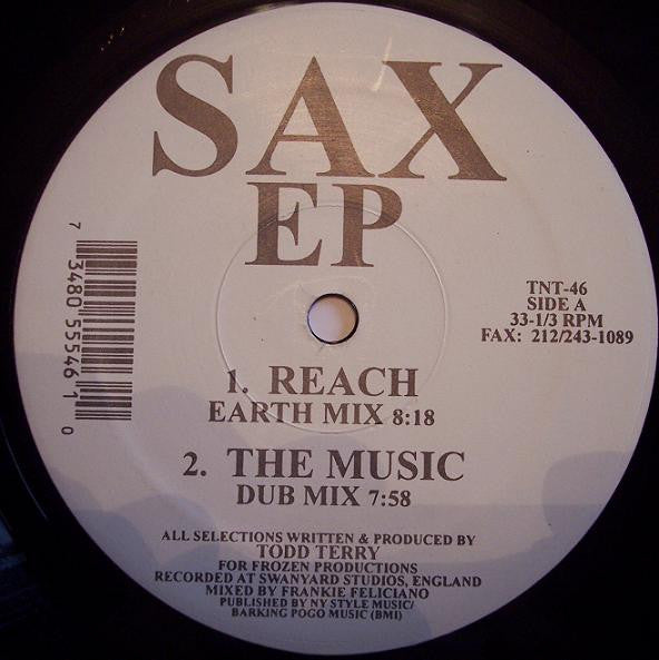 Sax - EP (VINYL) | Excellent (EX) Excellent (EX)