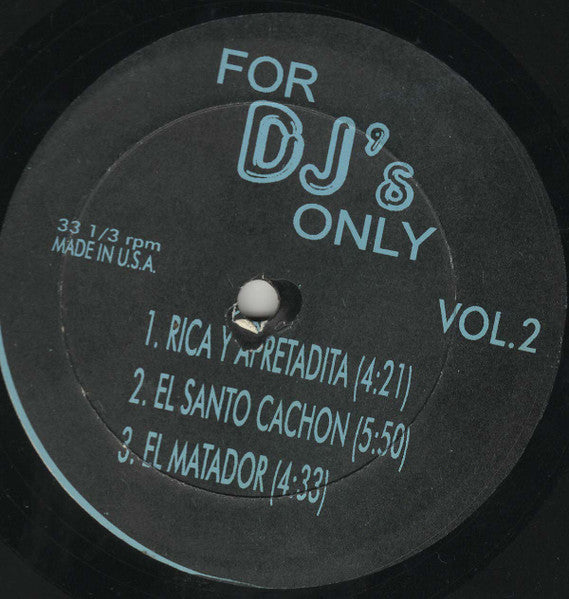 Various - For DJ's Only (Vol. 2) (VINYL) | Excellent (EX) Generic