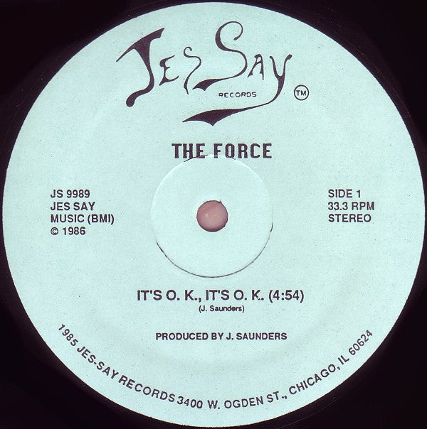 The Force - It's O.K., It's O.K. | Excellent (EX) Generic