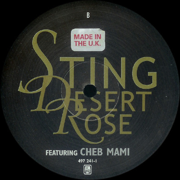 Sting - Desert Rose (Victor Calderone Mixes) | Excellent (EX) Very Good (VG)