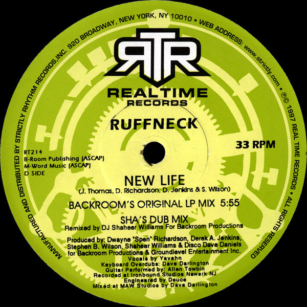 Ruffneck - New Life (VINYL) | Excellent (EX) Excellent (EX)