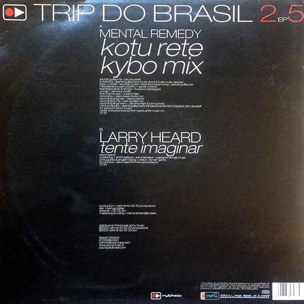 Mental Remedy - Trip Do Brasil 2 - EP5 (VINYL) | Excellent (EX) Very Good Plus (VG+)