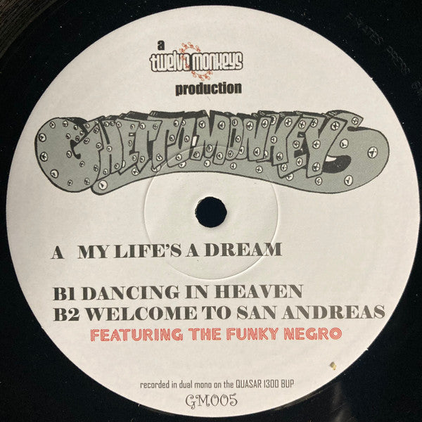 Ghetto Monkeys - My Life's A Dream / Dancing In Heaven / Welcome To San Andreas (VINYL) | Excellent (EX) Generic