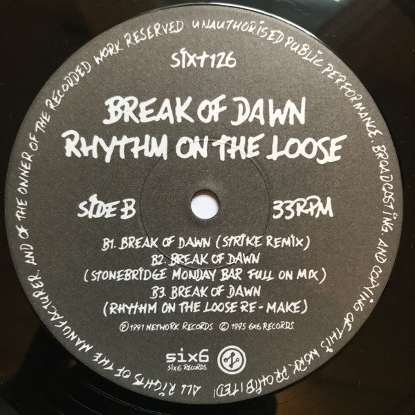 Rhythm On The Loose - Break Of Dawn | Near Mint (NM) Very Good Plus (VG+)