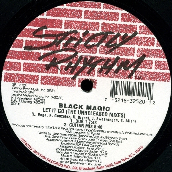Black Magic - Let It Go (The Unreleased Mixes) (VINYL) | Near Mint (NM) Generic