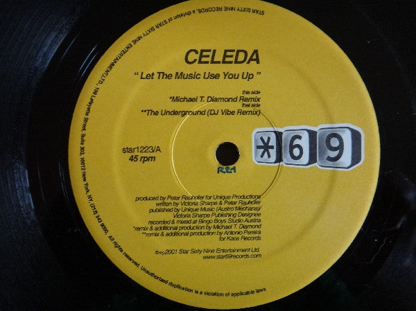 Celeda - Let The Music Use You Up | Near Mint (NM) Excellent (EX)