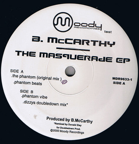 B. McCarthy - The Masquerade EP | Near Mint (NM) Generic