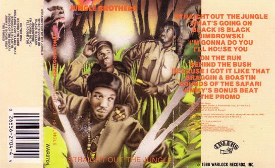 Jungle Brothers - Straight Out The Jungle *CASSETTE* | Near Mint (NM) Near Mint (NM)