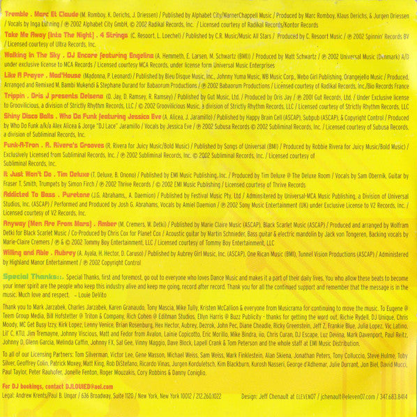 Louie DeVito - N.Y.C. Underground Party Vol. 5 (2xCD) | Near Mint (NM) Near Mint (NM)