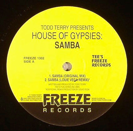 Todd Terry - Samba (VINYL) | Near Mint (NM or M-) Generic