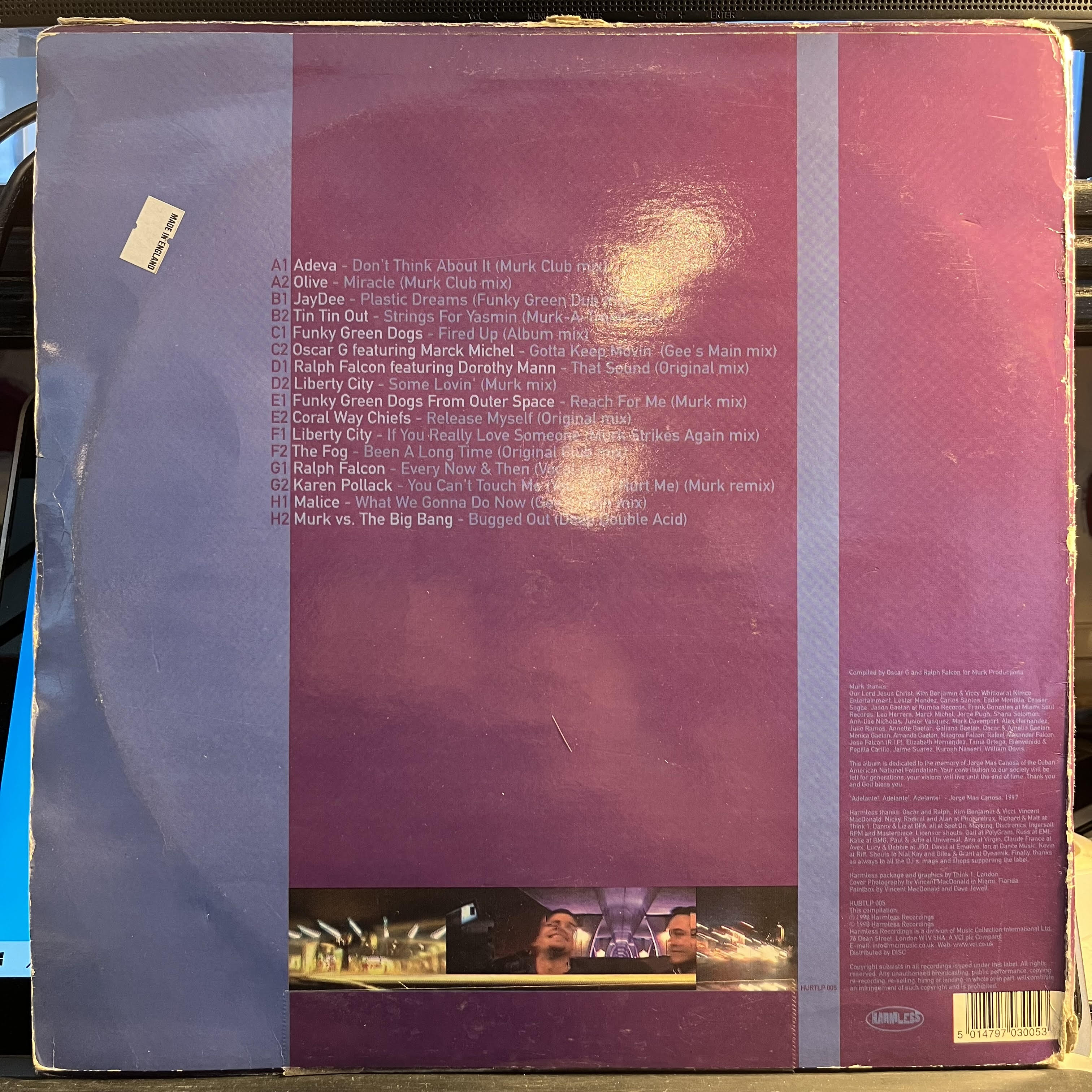 Danny Tenaglia - Back To Mine | Near Mint (NM) Excellent (EX)