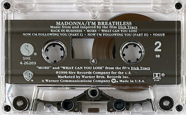 Madonna - I'm Breathless (Music From And Inspired By The Film Dick Tracy) *CASSETTE* | Near Mint (NM) Near Mint (NM)